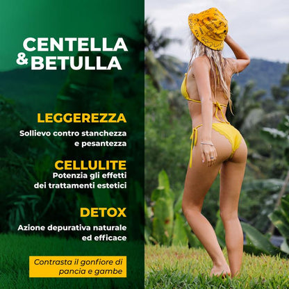 Bromelina Forte 5000+2500 GDU/g 120 Cpr 4 Mesi con Betulla Centella e Vitamina C e Drenaggio Digestivo Premium Complex