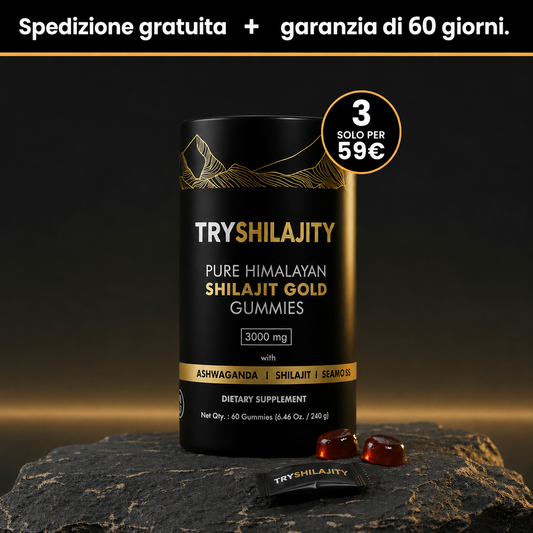 TryShilajity | La tua dose quotidiana di testosterone