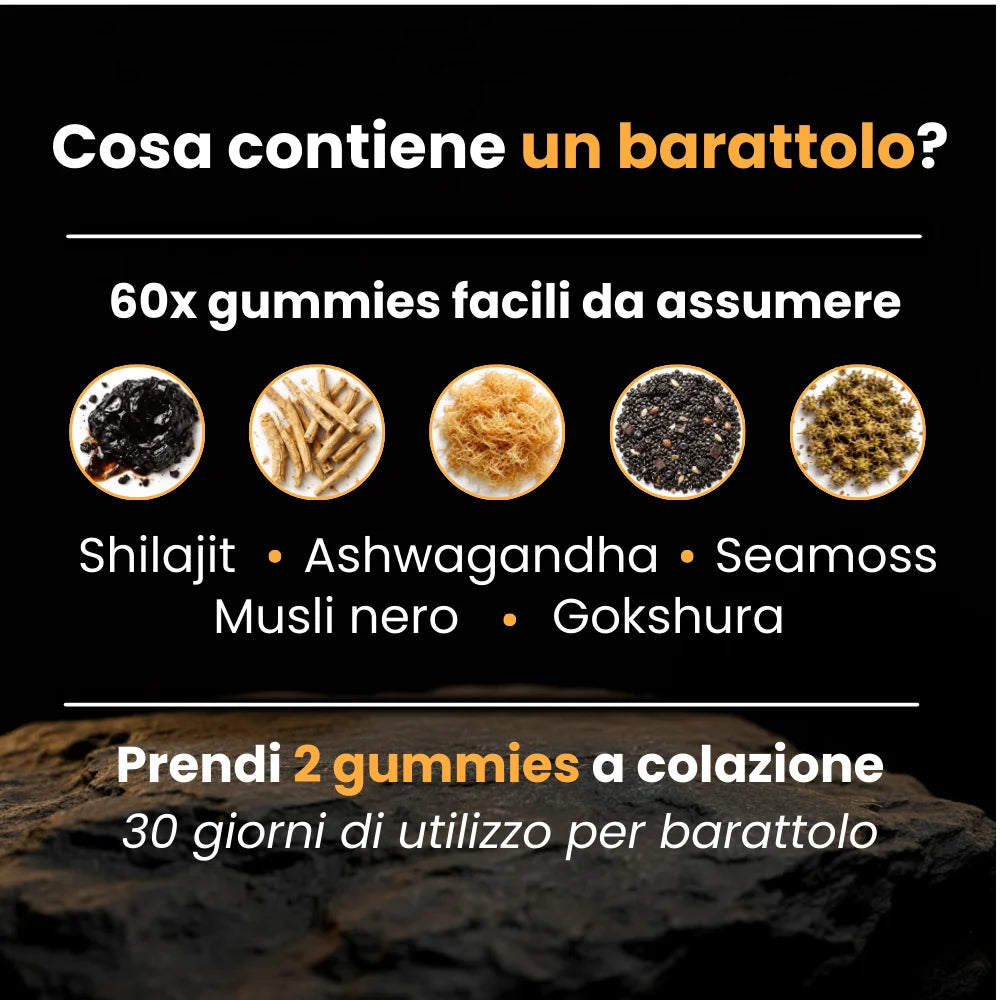 TryShilajity | La tua dose quotidiana di testosterone