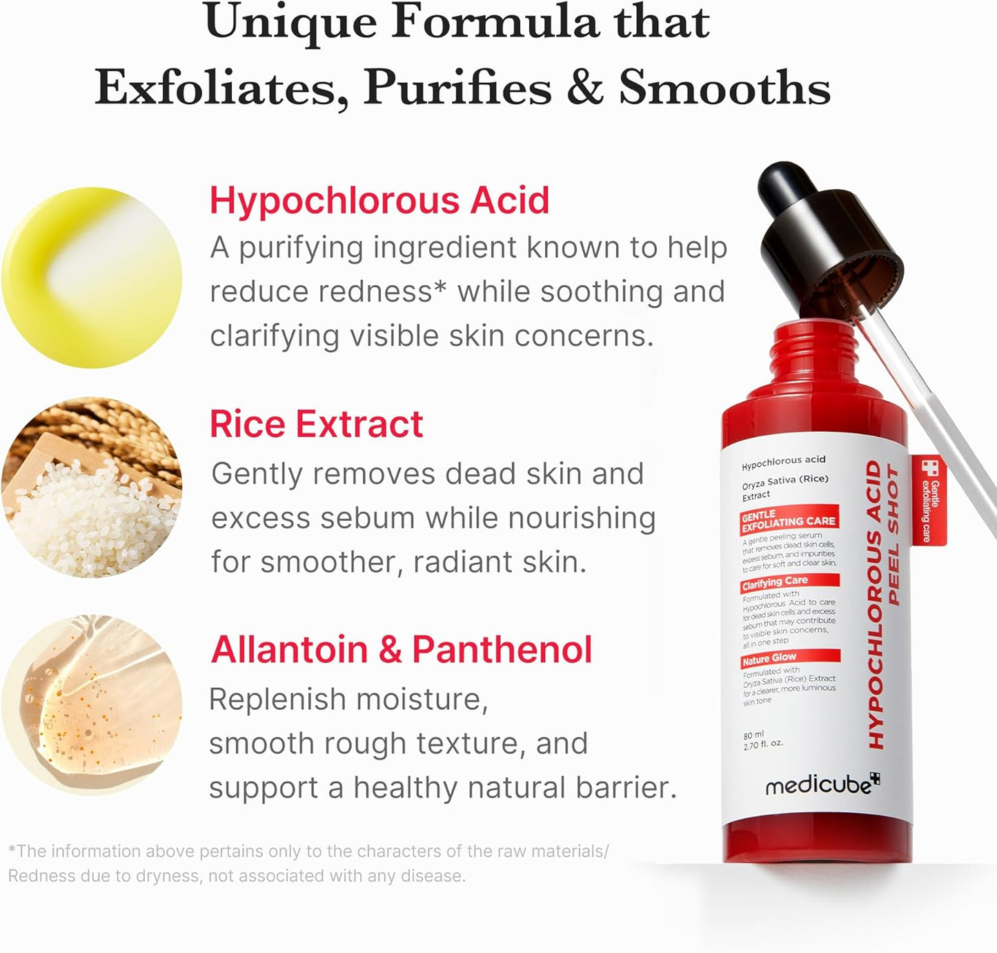 medicube Peel Shot Duo with Hypochlorous Acid for Face and Body