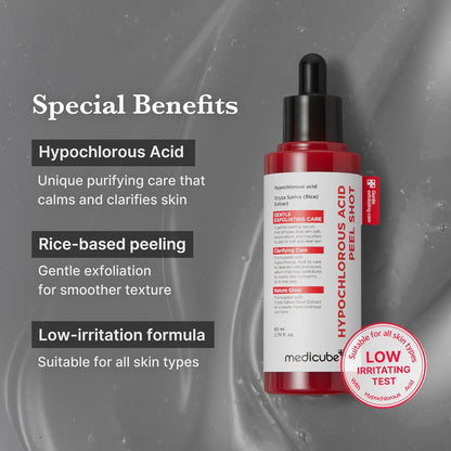 medicube Peel Shot Duo with Hypochlorous Acid for Face and Body